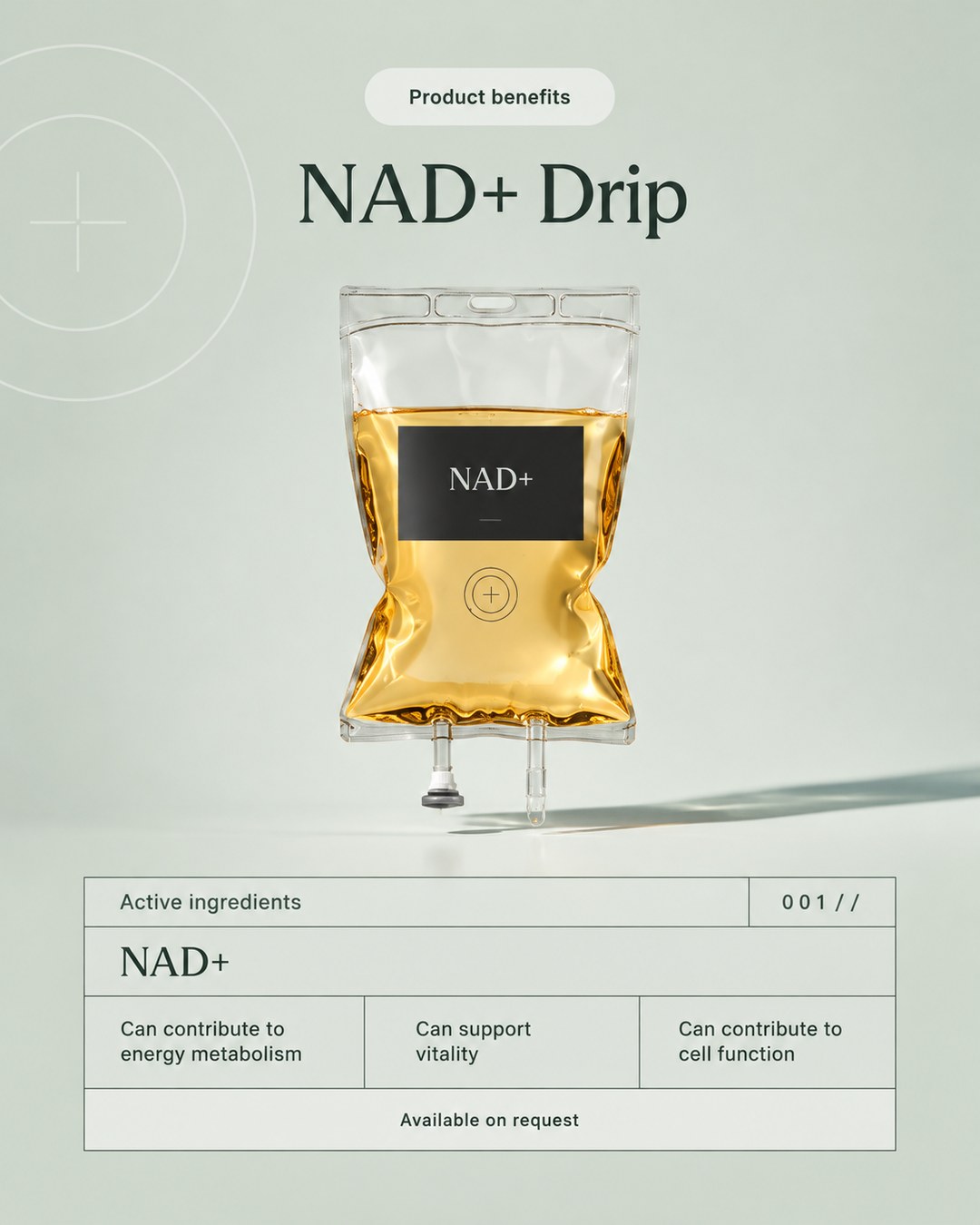 NAD+ Infusion – Produktabbildung
